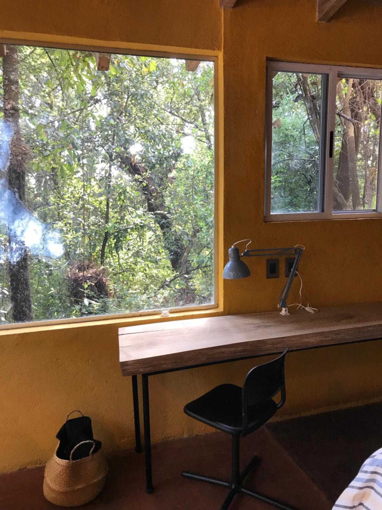 La Cabana Azul Al Fondo Del Bosque De טפוזטלן מראה חיצוני תמונה