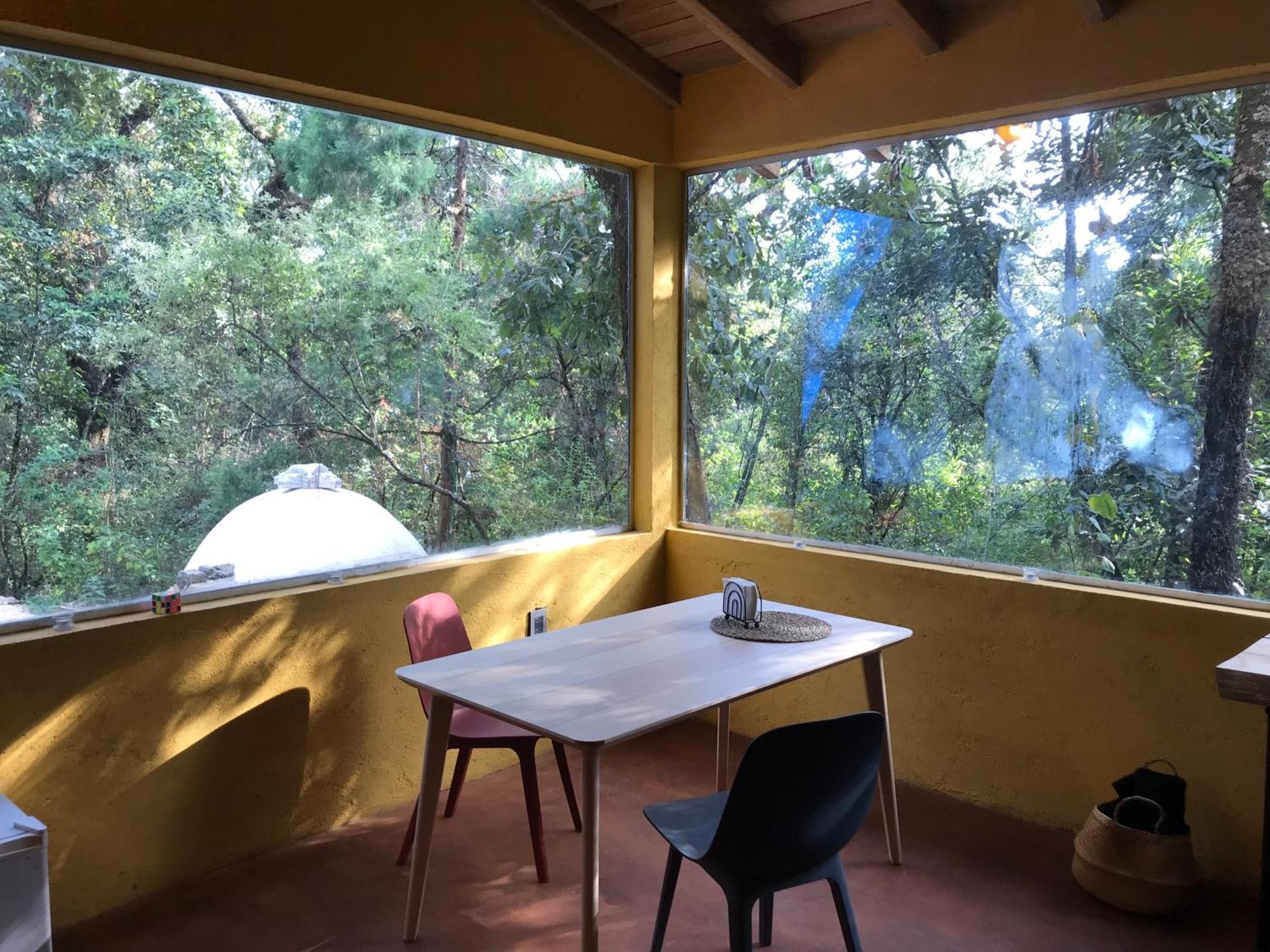 La Cabana Azul Al Fondo Del Bosque De טפוזטלן מראה חיצוני תמונה