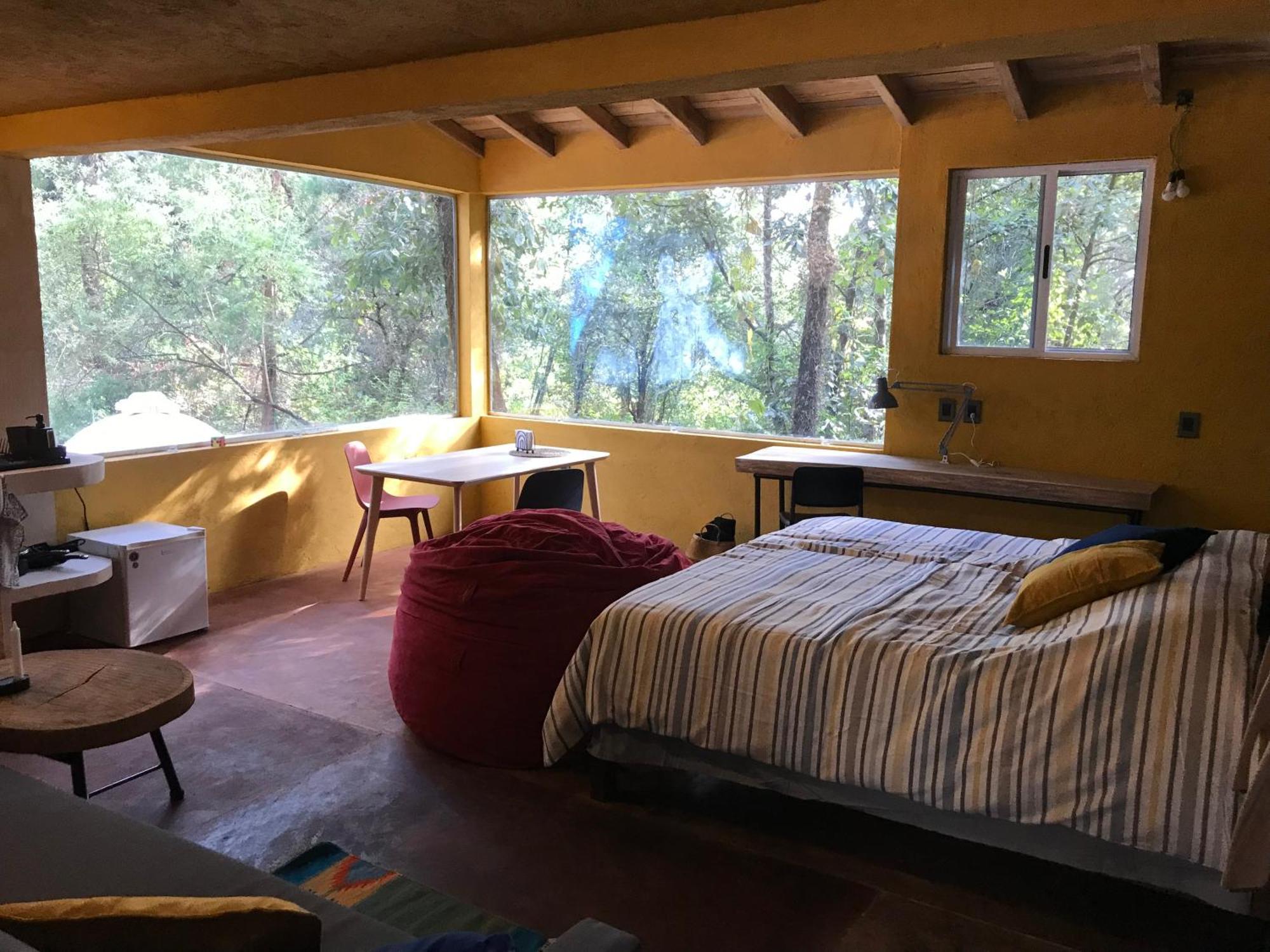 La Cabana Azul Al Fondo Del Bosque De טפוזטלן מראה חיצוני תמונה